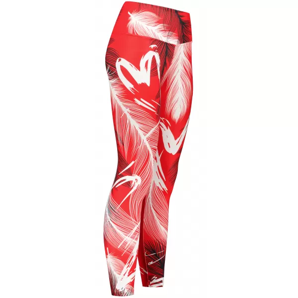  Jambiere lungi premium de damă ALTISPORT VOJ/ALW001LEG01 ROȘU 