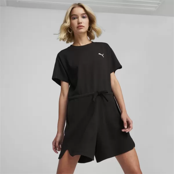  Salopete de dama PUMA HER SHORT JUMPSUIT 677891-01 NEGRU 