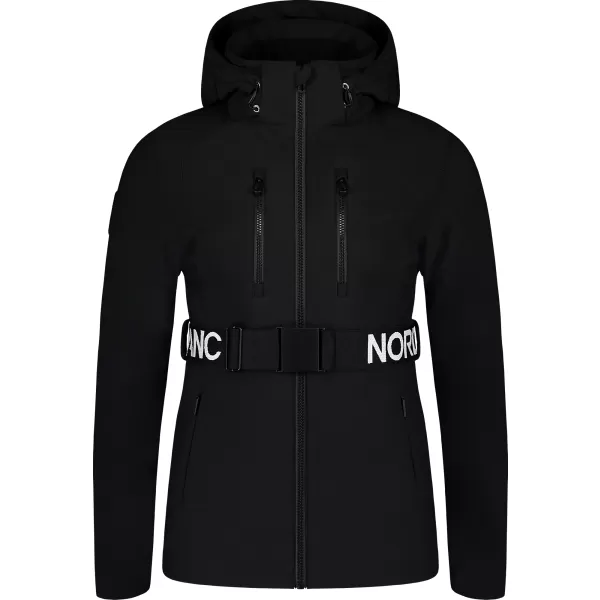  Jachetă de schi softshell pentru femei NORDBLANC APRES-SKI NBWJL7928 NEGRU 