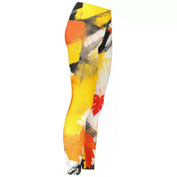  Jambiere lungi premium de damă ALTISPORT VOJ/ALW019LEG01 PORTOCALE 
