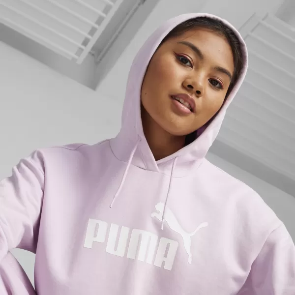  Hanorac de dama PUMA ESS CROPPED LOGO HOODIE TR 586870-60 ROZ 