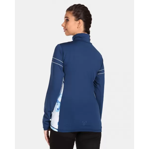  Tricou funcțional de damă KILPI LEEMA-W UL0508KI ALBASTRU ÎNCHIS 