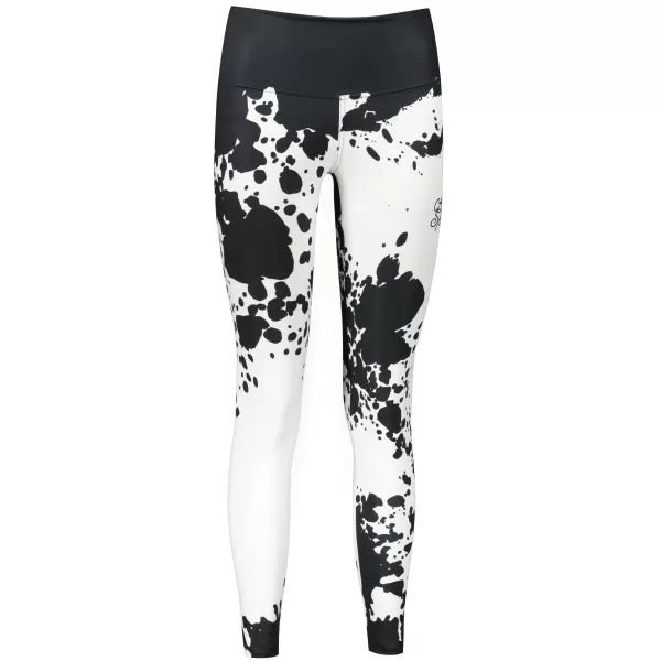  Jambiere lungi premium de damă ALTISPORT VOJ/ALW012LEG01 ALB NEGRU 