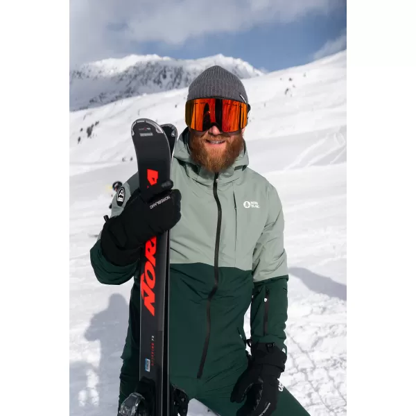  Jachetă de schi pentru bărbați NORDBLANC START NBWJM7925 VERDE 