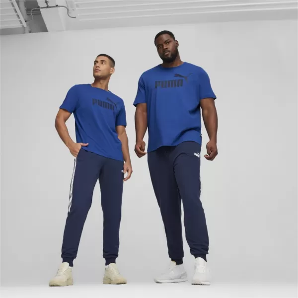  Tricou pentru bărbați PUMA ESS LOGO TEE 586667-59 ALBASTRU 