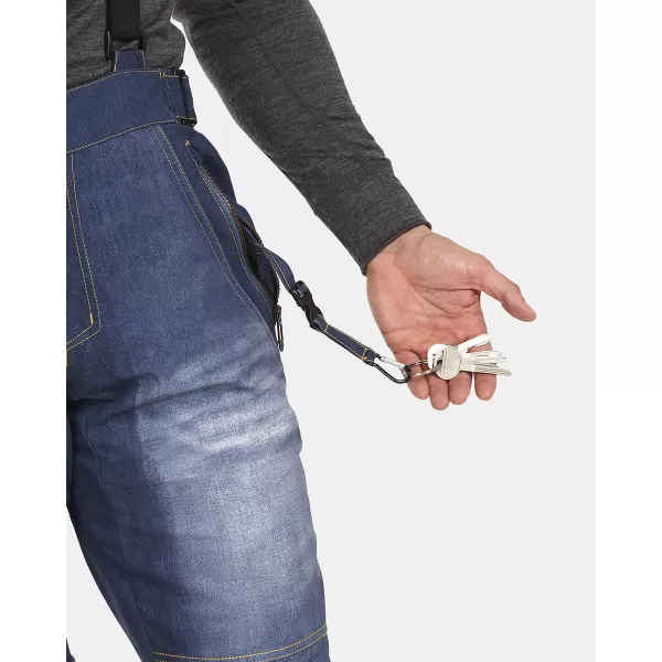  Pantaloni de schi pentru bărbați KILPI JEANSO-M UM0408KI ALBASTRU ÎNCHIS 