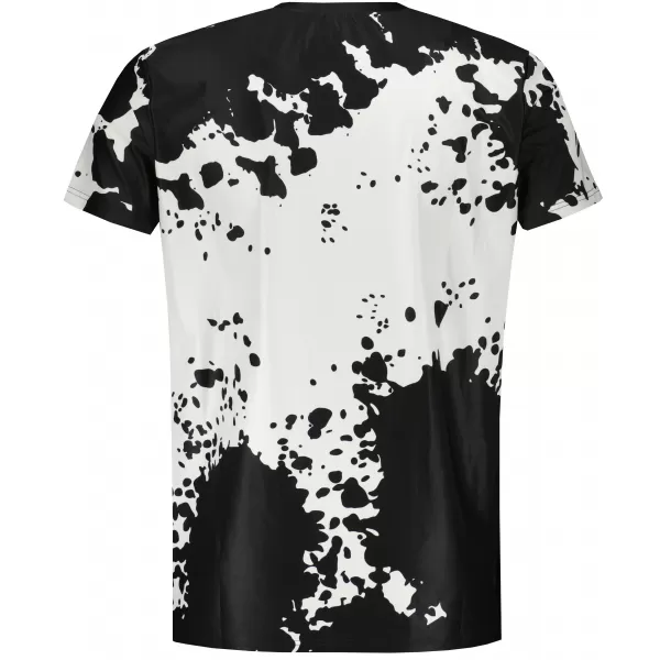  Tricou funcțional premium plus pentru bărbați ALTISPORT VOJ/ALM012TR02 ALB-NEGRU 