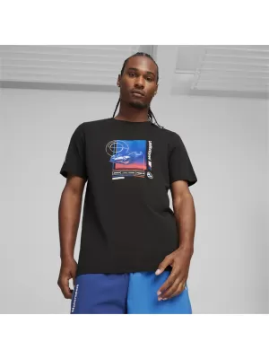 Tricou pentru bărbați PUMA BMW MMS CAR GRAPHIC TEE 2 624158-01 NEGRU