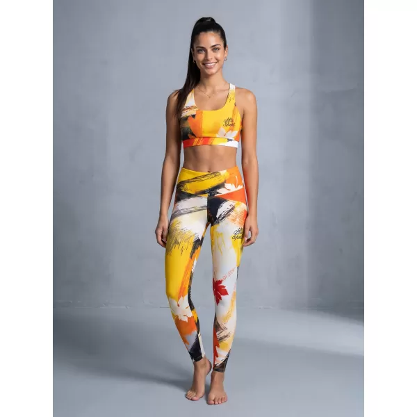  Jambiere lungi premium de damă ALTISPORT VOJ/ALW019LEG01 PORTOCALE 