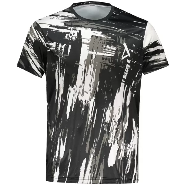  Tricou funcțional premium pentru bărbați ALTISPORT VOJ/ALM010TR01 ALB-NEGRU 