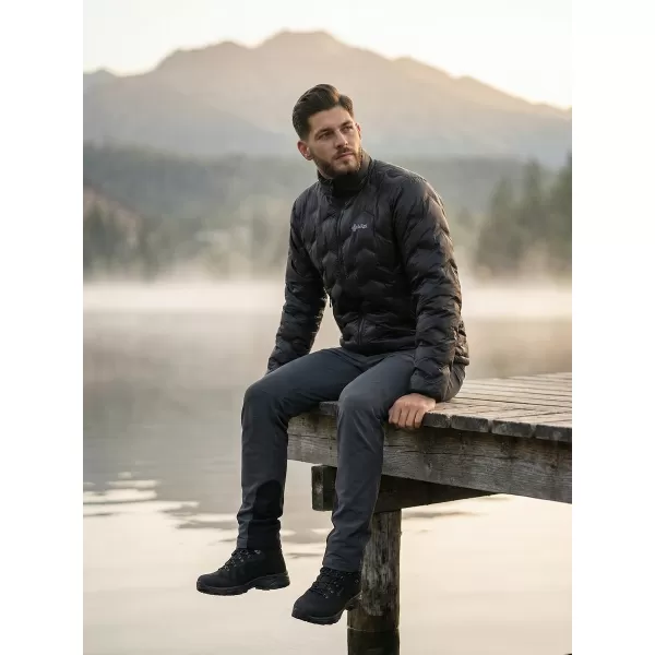  Jachetă izolată pentru bărbați KILPI PAPILON-M UM0153KI NEGRU 