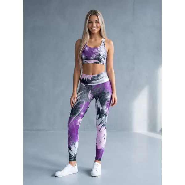  Jambiere lungi premium de damă ALTISPORT VOJ/ALW016LEG01 VIOLET 