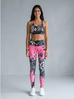 Sutien sport premium pentru femei ALTISPORT VOJ/ALW018POD01 NEGRU ROZ