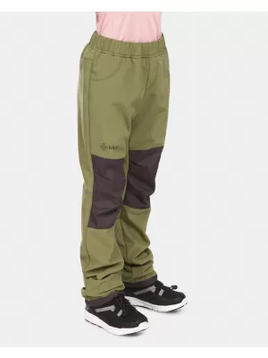 Pantaloni softshell pentru copii KILPI RIZO-J UJ0405KI VERDE