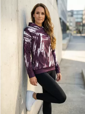 Hanorac funcțional premium pentru femei ALTISPORT VOJ/ALW010MI01 VIOLET
