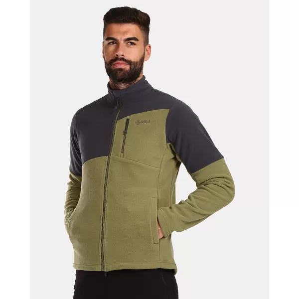  Hanorac pentru bărbați din fleece KILPI GLANDER-M UM0210KI VERDE 