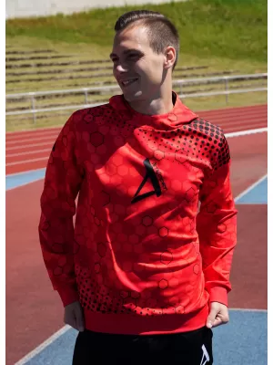 Hanorac funcțional premium pentru bărbați ALTISPORT VOJ/ALM005MI01 ROȘU