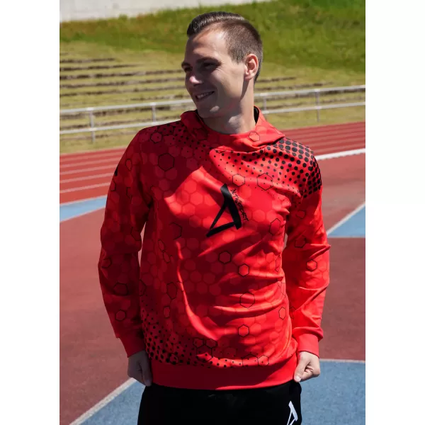  Hanorac funcțional premium pentru bărbați ALTISPORT VOJ/ALM005MI01 ROȘU 