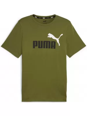 Tricou pentru bărbați PUMA ESS+ 2 COL LOGO TEE 586759-35 VERDE