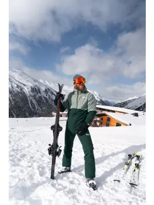 Pantaloni de schi pentru bărbați NORDBLANC ONWARD NBWP7936 VERDE ÎNCHIS