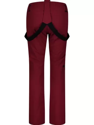 Pantaloni de schi pentru femei NORDBLANC INDESTRUCTIBLE NBWP7939 BURGUNDIA