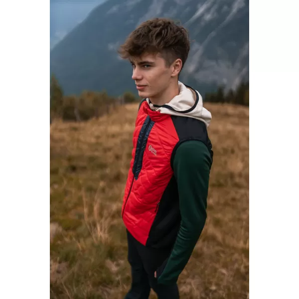  Vesta sport pentru barbati NORDBLANC WINTERTIME NBWJM7986 ROŞU 