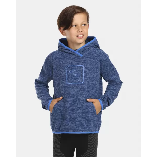  Hanorac fleece pentru băieți KILPI FLOND-JB UJ0207KI ALBASTRU ÎNCHIS 