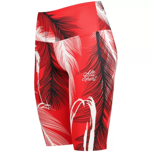  Jambiere de damă deasupra genunchiului premium ALTISPORT VOJ/ALW001LEG02 ROȘU 