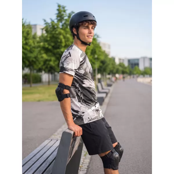  Tricou funcțional premium pentru bărbați ALTISPORT VOJ/ALM014TR01 GRI NEGRU 