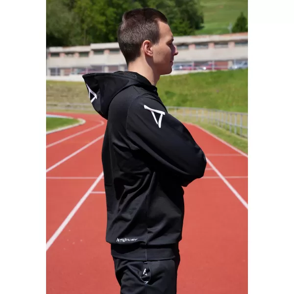  Hanorac funcțional premium pentru bărbați ALTISPORT VOJ/ALM013MI01 NEGRU 