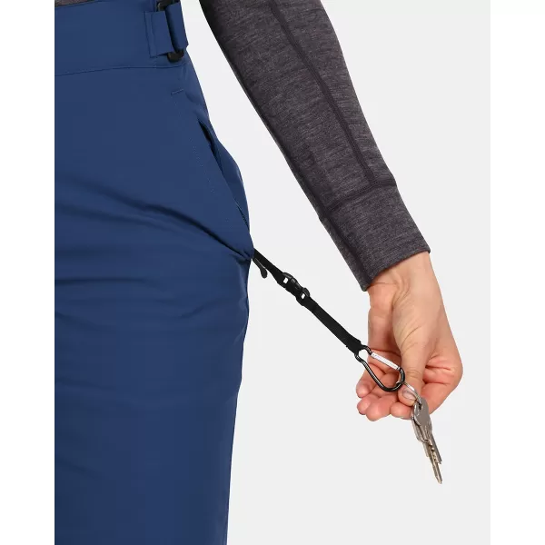  Pantaloni de schi pentru femei KILPI ELARE-W UL0406KI ALBASTRU ÎNCHIS 