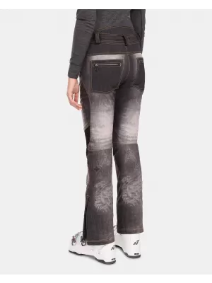 Pantaloni de schi softshell pentru femei KILPI JEANSO-W UL0409KI NEGRU