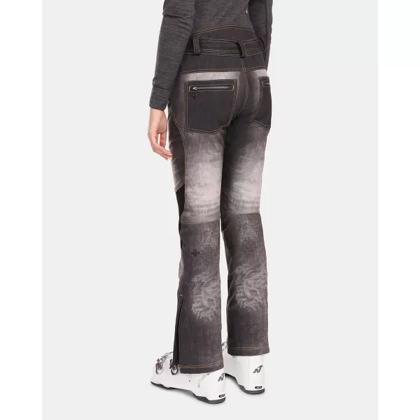  Pantaloni de schi softshell pentru femei KILPI JEANSO-W UL0409KI NEGRU 
