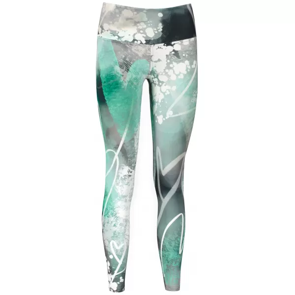  Jambiere lungi premium de damă ALTISPORT VOJ/ALW017LEG01 TURCOAZ 