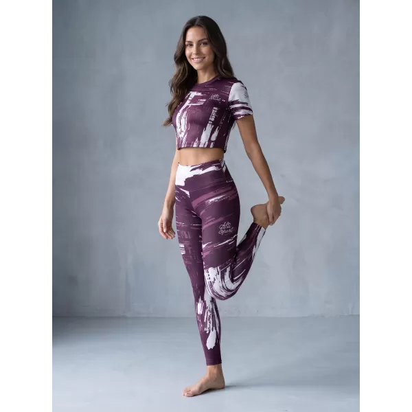  Jambiere lungi premium de damă ALTISPORT VOJ/ALW010LEG01 VIOLET 