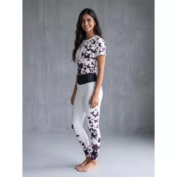  Jambiere lungi premium de damă ALTISPORT VOJ/ALW022LEG01 ALB 