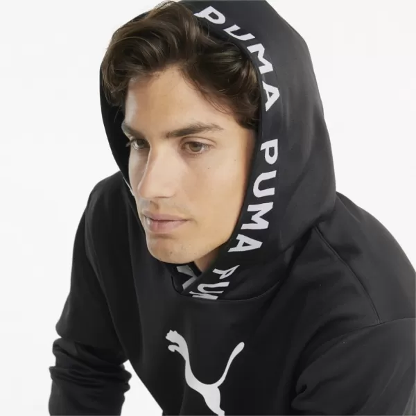  Hanorac pentru bărbați PUMA TRAIN PWR FLEECE HOODIE 520893-01 NEGRU 