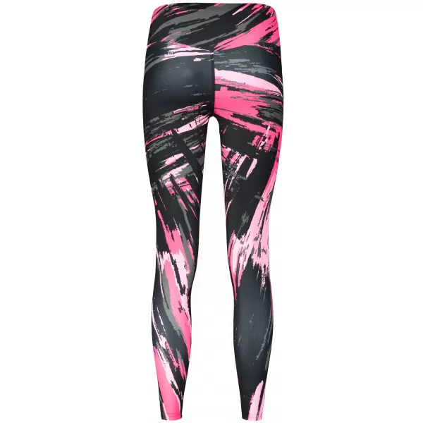  Jambiere lungi premium de damă ALTISPORT VOJ/ALW010LEG01 NEGRU/ROZ DESCHIS 