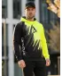 Hanorac funcțional premium pentru bărbați ALTISPORT VOJ/ALM006MI01 NEGRU ȘI GALBEN