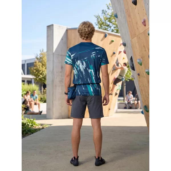  Tricou funcțional premium pentru bărbați ALTISPORT VOJ/ALM010TR01 ALBASTRU/SMARALD 