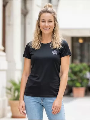 Tricou funcțional premium pentru femei ALTISPORT VOJ/ALW000TR01 NEGRU