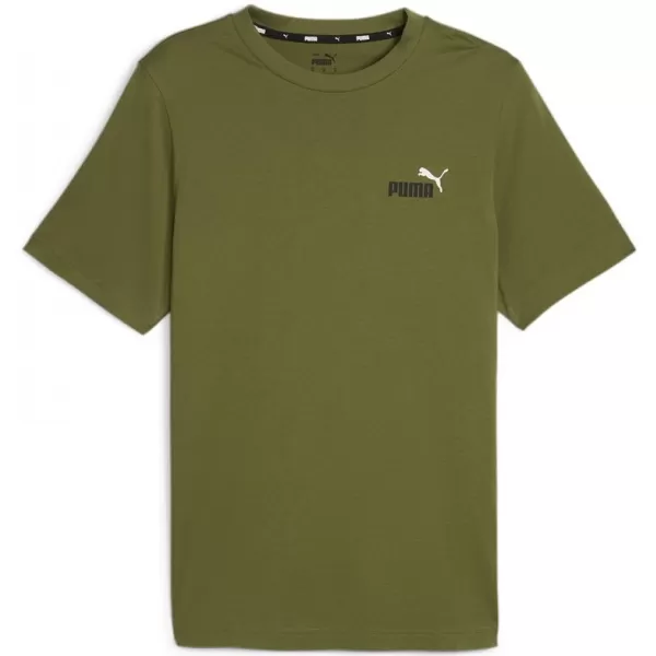  Tricou pentru bărbați PUMA ESS+ 2 COL SMALL LOGO TEE 674470-33 VERDE 