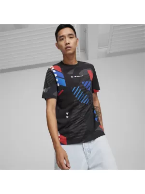 Tricou pentru bărbați PUMA BMW MMS AOP TEE 624153-01 NEGRU