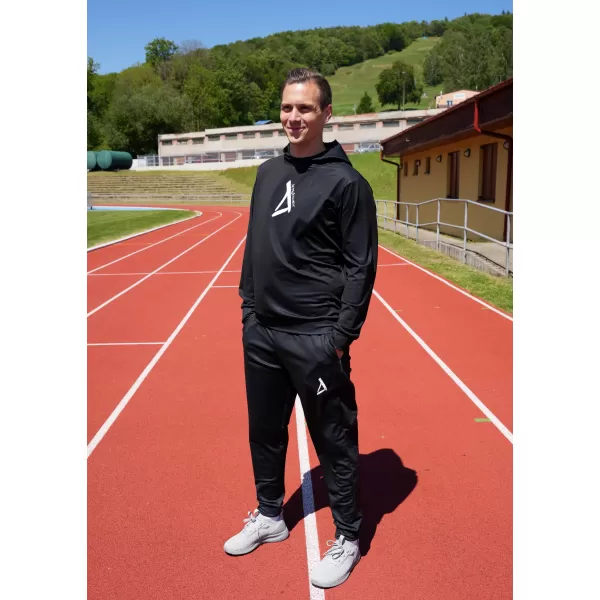  Pantaloni de trening funcționali premium unisex ALTISPORT VOJ/ALM013TEP01 NEGRU 