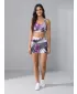 Jambiere scurte premium de damă ALTISPORT VOJ/ALW016LEG03 VIOLET