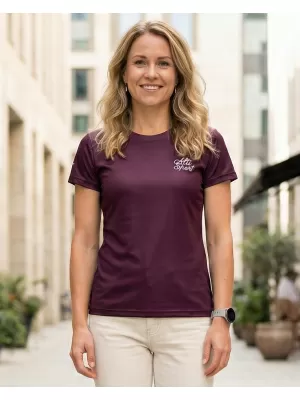 Tricou funcțional premium pentru femei ALTISPORT VOJ/ALW000TR01 VIOLET