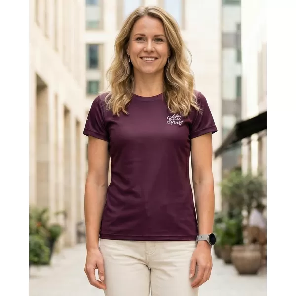  Tricou funcțional premium pentru femei ALTISPORT VOJ/ALW000TR01 VIOLET 
