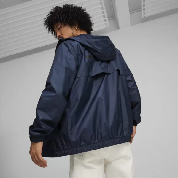  Blazer de vânt pentru bărbați PUMA ESS SOLID WINDBREAKER 847484-14 ALBASTRU 