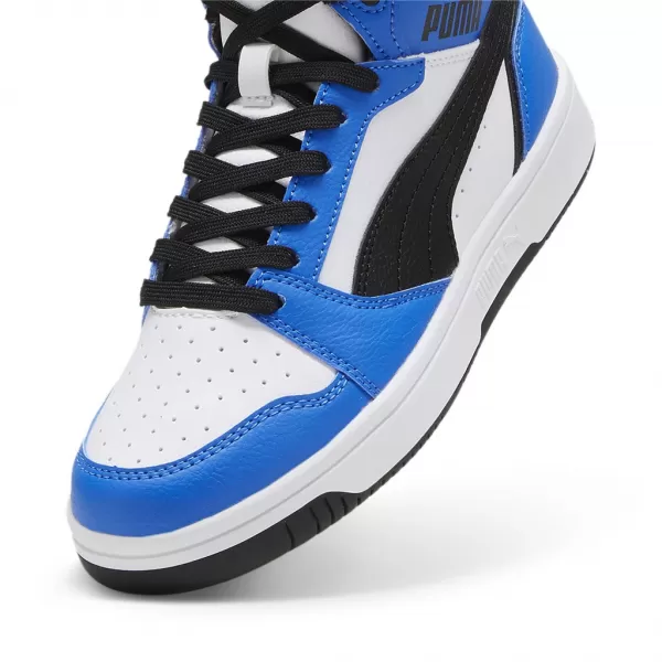  Pantofi pentru copii PUMA REBOUND V6 MID JR 393831-06 ALB 