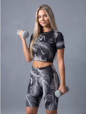 Jambiere de damă deasupra genunchiului premium ALTISPORT VOJ/ALW001LEG02 GRI INCHIS